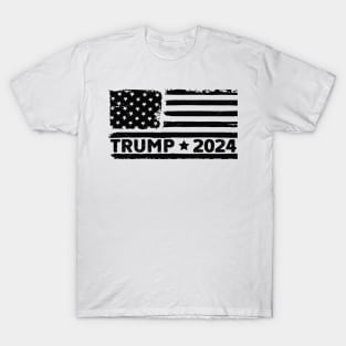 Trump 2024 American Flag T-Shirt